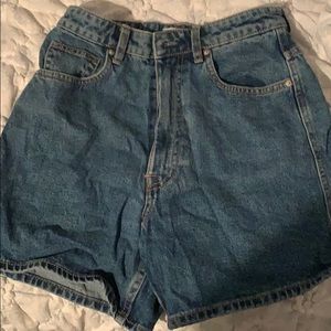 Zara High waisted jean shorts